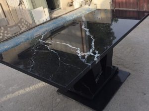 Black Marquina Marble Table